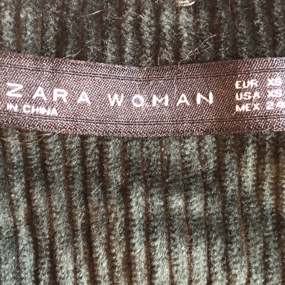 ZARA cauderoy midi skirt with button up front NWOT - Picture 7 of 7